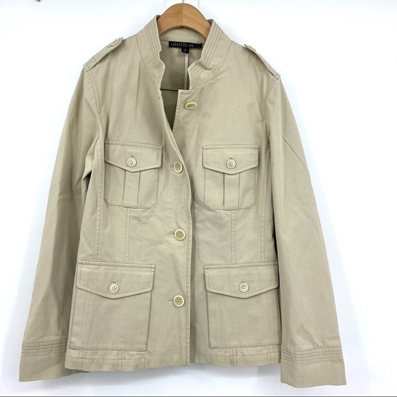 Lafayette 148 New York Jackets & Blazers - Lafayette 148 cotton stretch military jacket 8